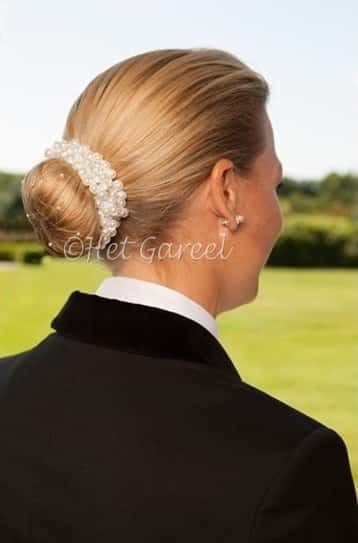  Pearl Haarnet Knotnet Parel