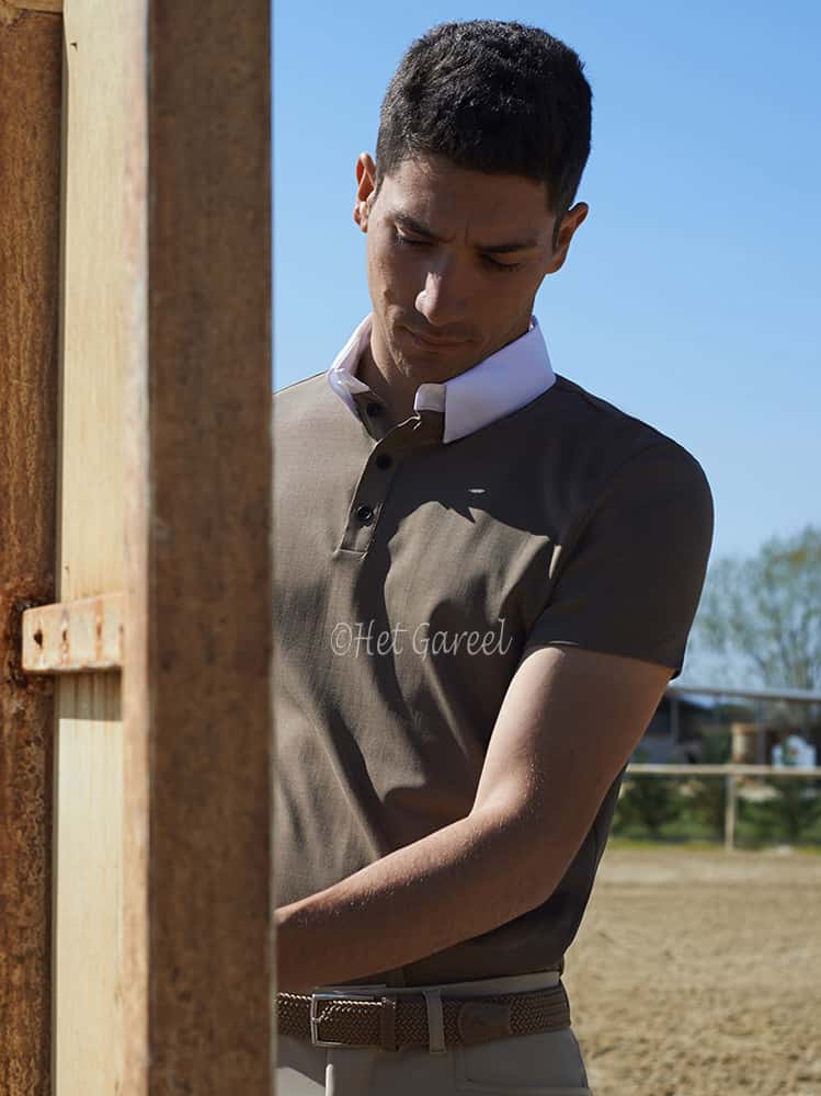 CAVALLERIA TOSCANA Cavalleria Toscana Piquet Stretch Competition Polo
