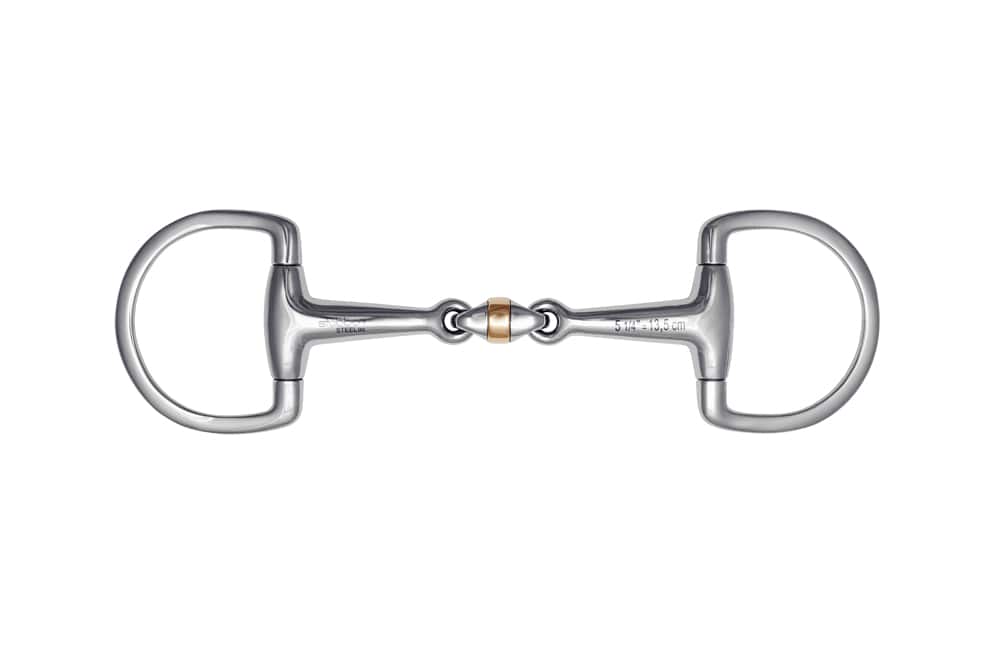 STUBBEN Stubben D-Trens Dubbelgebroken Soft Roll 2658 RVS/ Copper 16