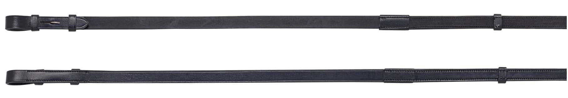 EQUILINE Equiline Leren Teugel Eenzijdig Rubber + Stops