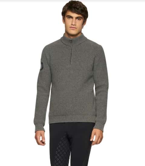 CAVALLERIA TOSCANA Cavalleria Toscana Merinos Half Zip Turtleneck Heren Trui
