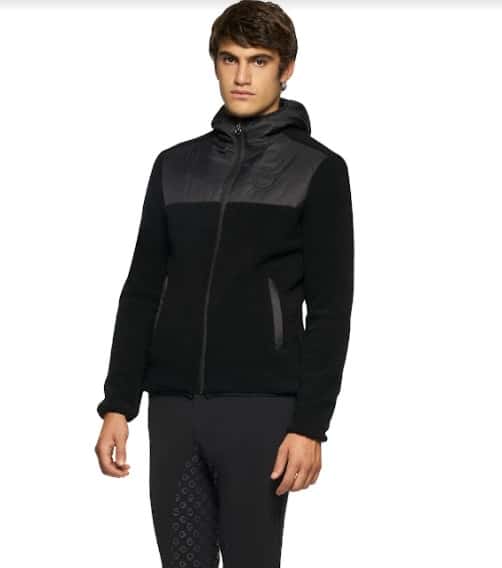 CAVALLERIA TOSCANA Cavalleria Toscana Sherpa Fleece Hooded Zip Heren