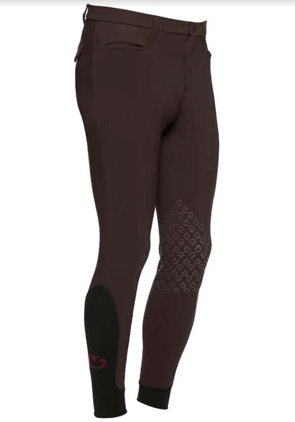CAVALLERIA TOSCANA Cavalleria Toscana Heren Rijbroek Knie Grip Brown 4a00