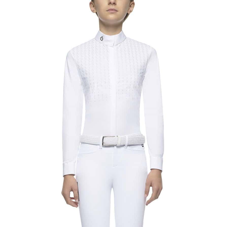 CAVALLERIA TOSCANA Cavalleria Toscana Phase-Out Competition Shirt Kind Wit 0001