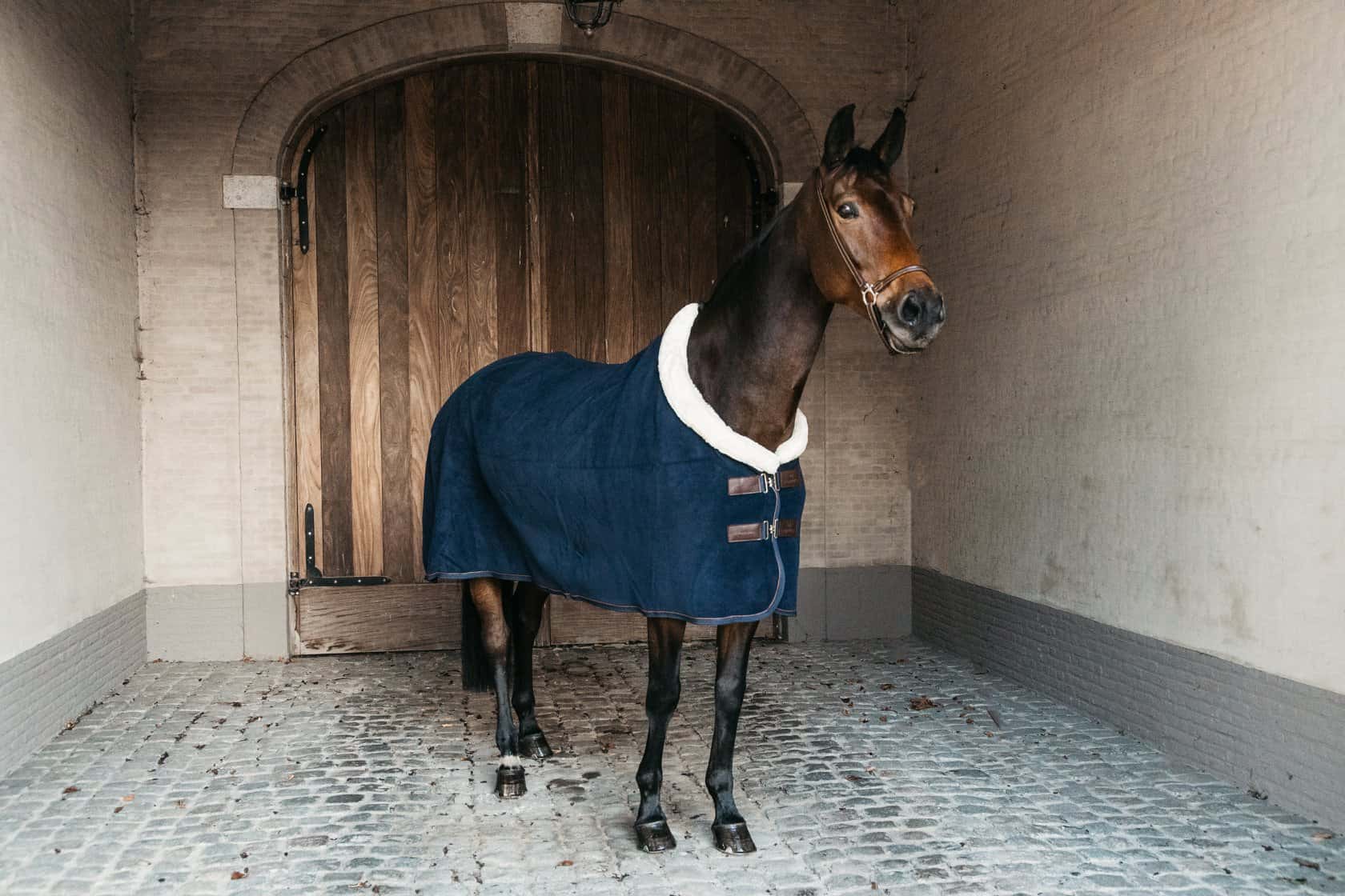 KENTUCKY HORSEWEAR Kentucky Horsewear Show Fleece Heavy Navy