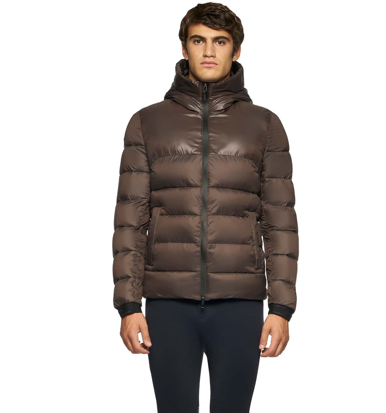 CAVALLERIA TOSCANA Cavalleria Toscana Shiny Matt Nylon Heren Jas