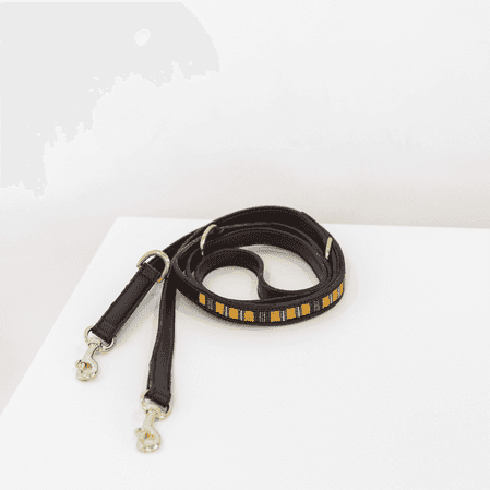 KENTUCKY HORSEWEAR Kentucky Horsewear Luxe Parels Hondenriem 230cm