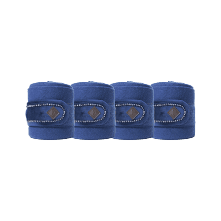 KENTUCKY HORSEWEAR Kentucky Horsewear Velvet Pearl Fleece Bandage Marine