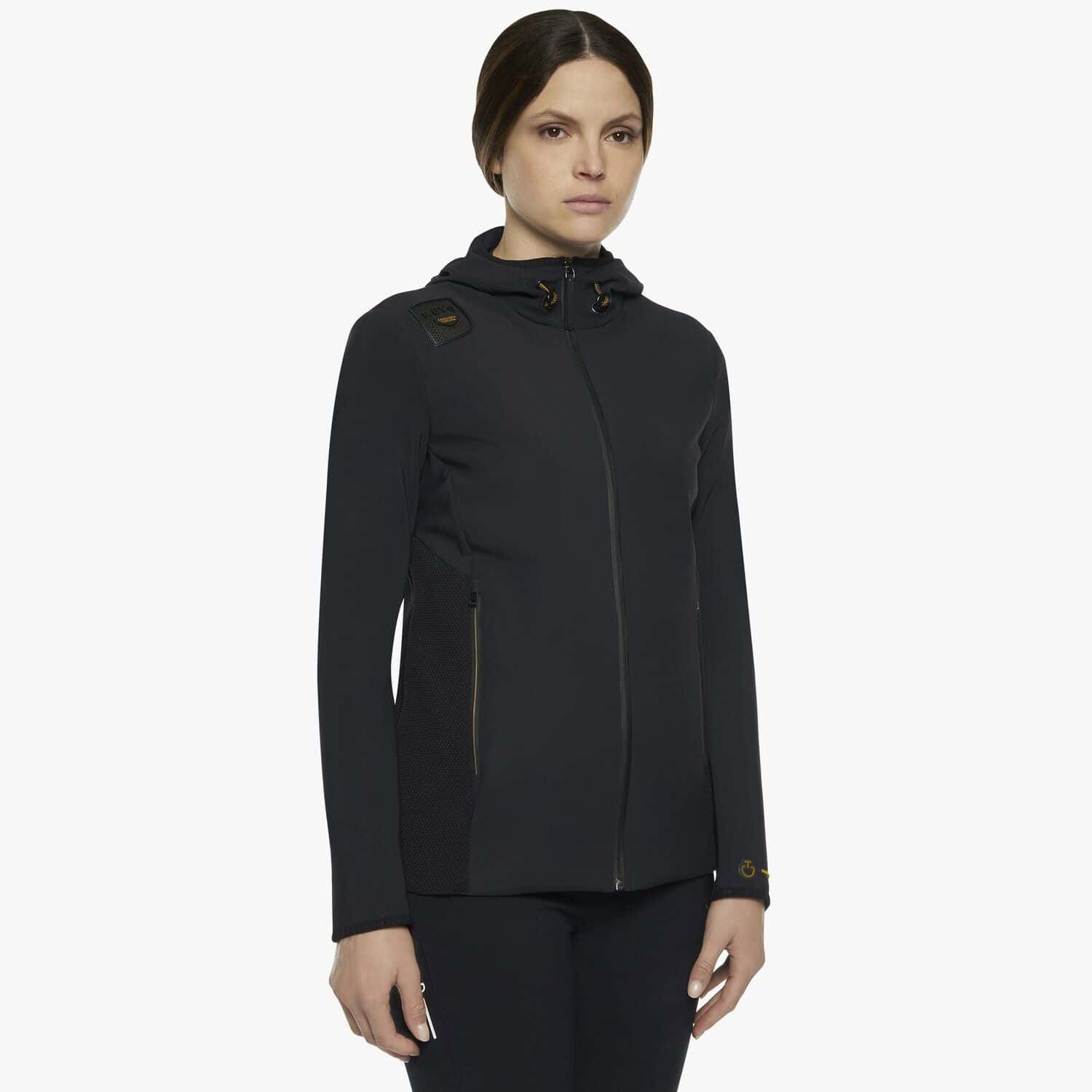 CAVALLERIA TOSCANA Cavalleria Toscana R-Evo Jersey Softshell Dames Jas Black