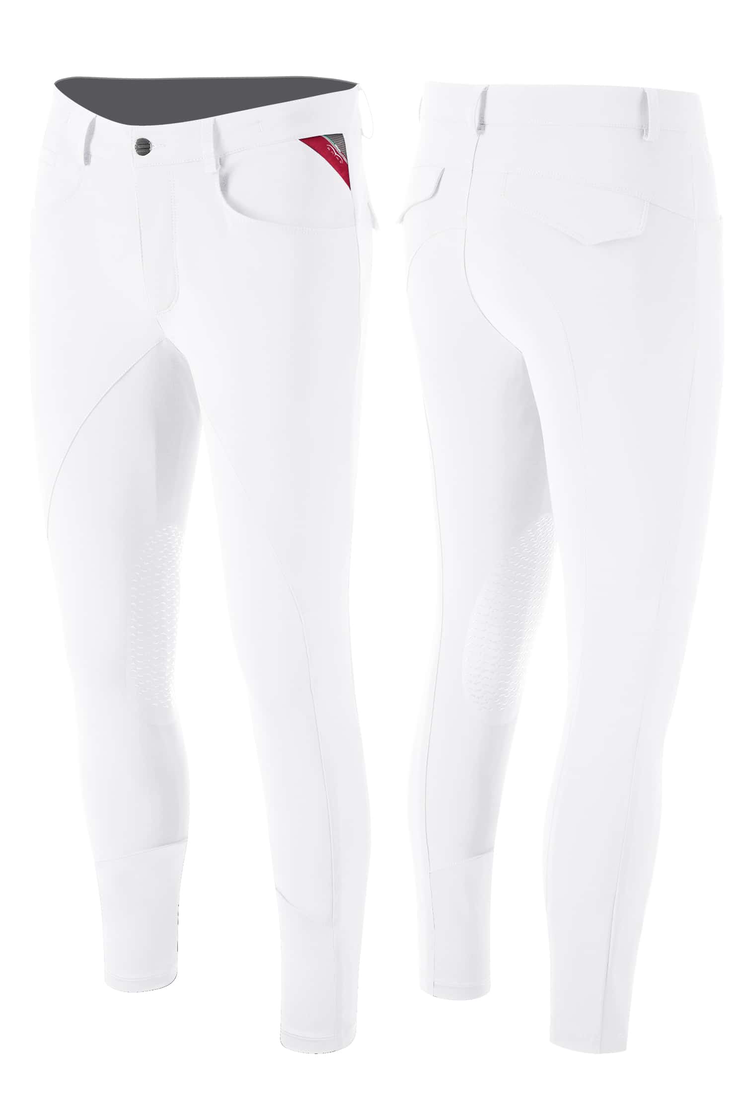 ANIMO Animo Mael Heren Rijbroek Knie Grip Bianco