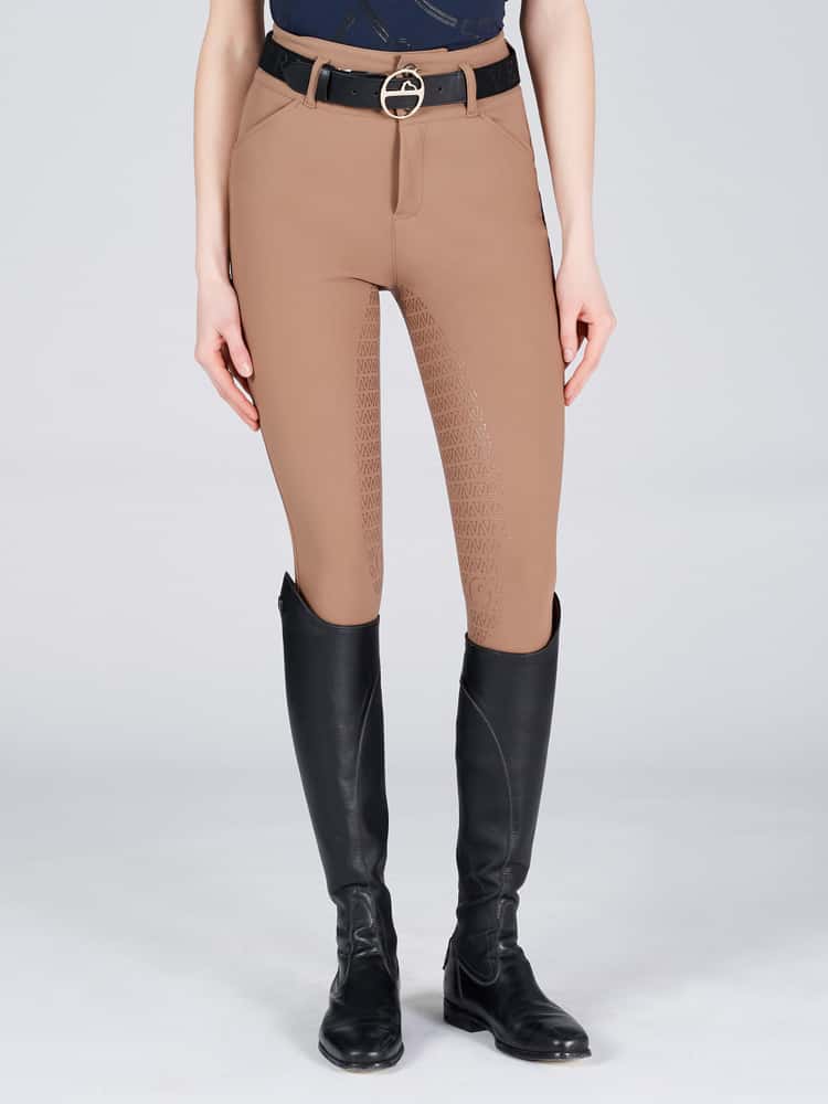 VESTRUM Vestrum Molveno Dames Rijbroek Full Grip Logo Corten