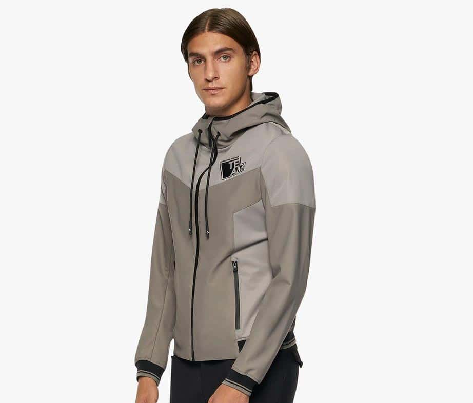 CAVALLERIA TOSCANA Cavalleria Toscana Raceway Jersey Softshell Jas Heren Grey