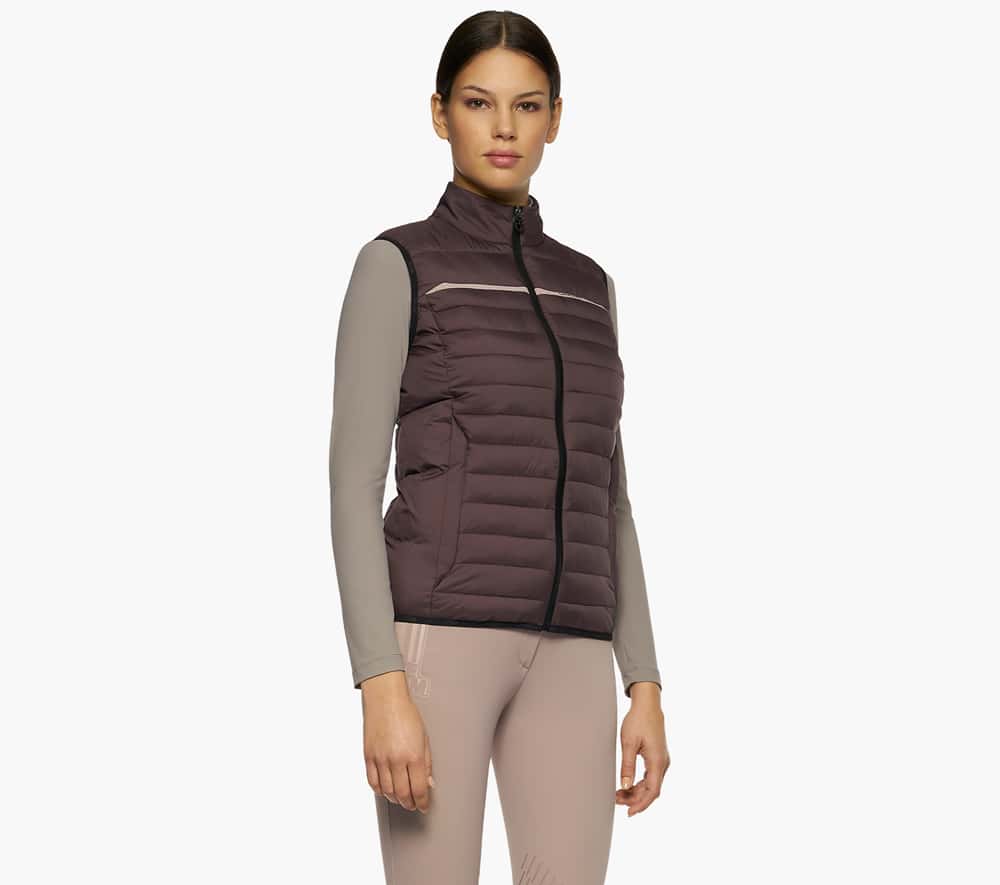 CAVALLERIA TOSCANA Cavalleria Toscana Highlight Dames Bodywarmer Dark Purple