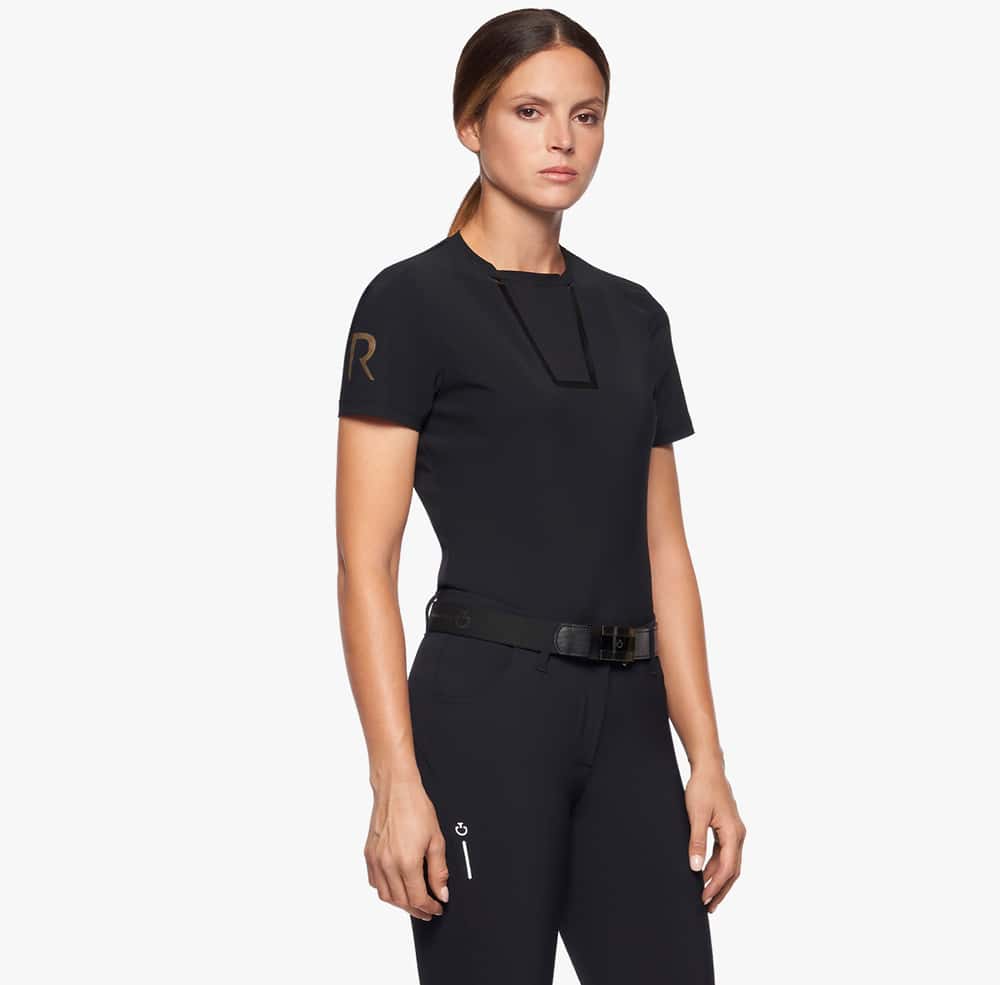 CAVALLERIA TOSCANA Cavalleria Toscana Revo Premier Dames Shirt Black