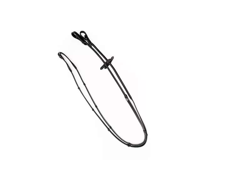 FINESSE BRIDLES  Finesse Bridles Leren Teugel Met Stops Rond