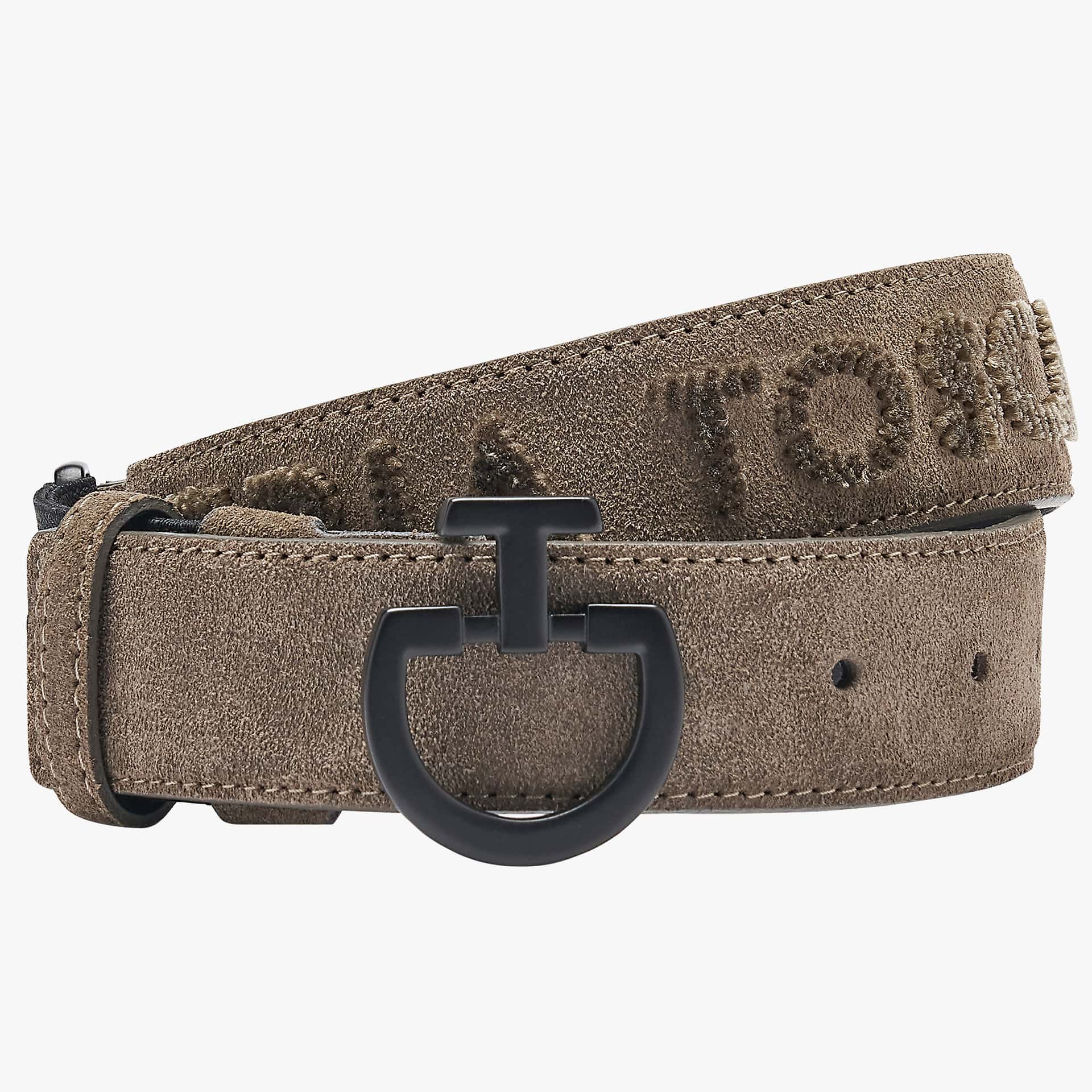 CAVALLERIA TOSCANA Cavalleria Toscana Suede Riem Tufted Logo Dames