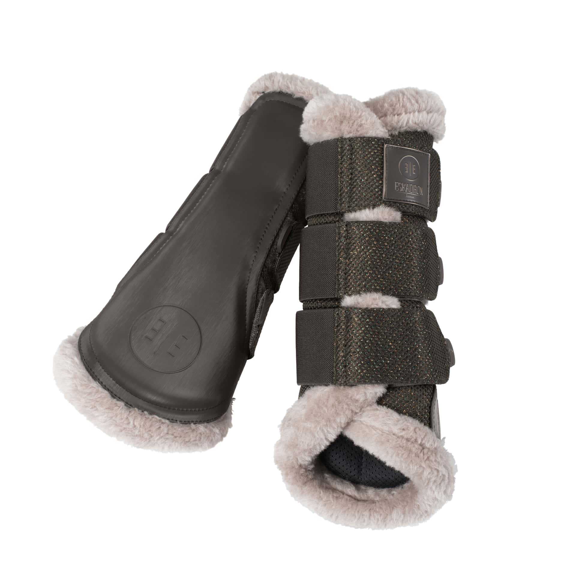 ESKADRON Eskadron Essence Glitter Mesh Fauxfur Boots