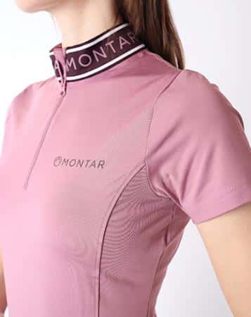 MONTAR Montar Wide Logo Tape Polo Kind