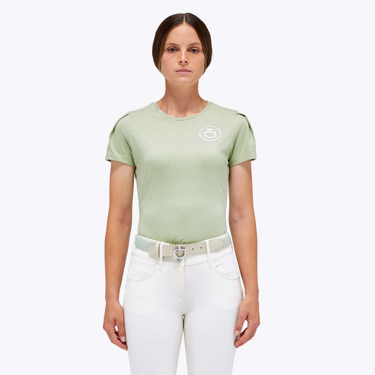 CAVALLERIA TOSCANA Cavalleria Toscana Cotton Puff Dames Shirt