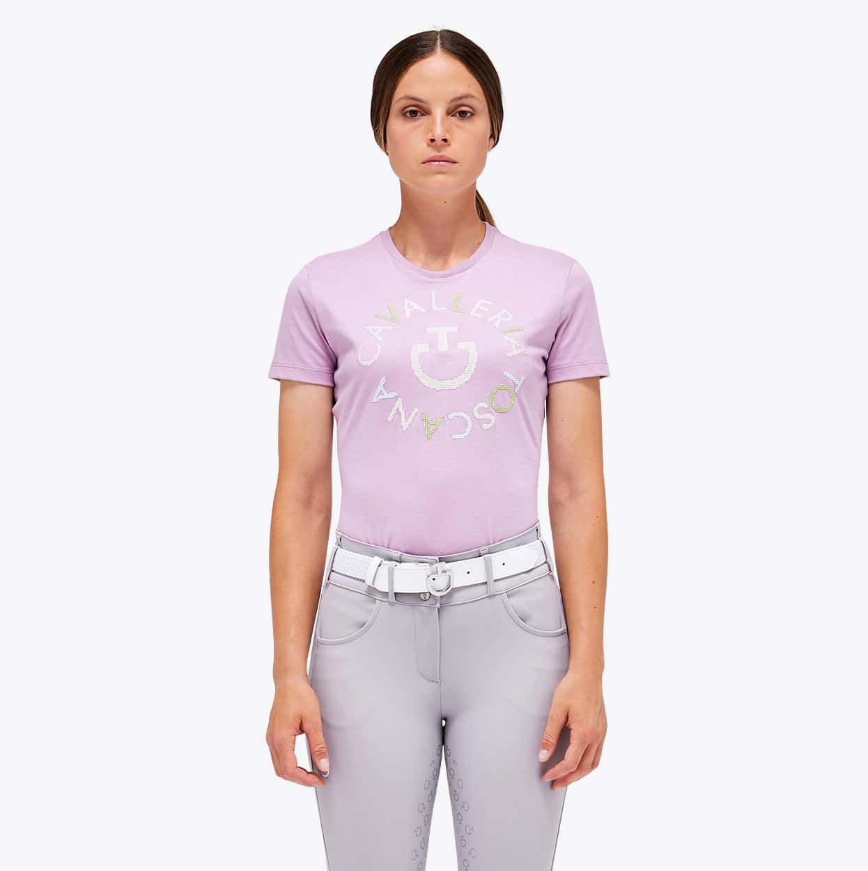 CAVALLERIA TOSCANA Cavalleria Toscana Pixel Stitch Orbit Dames Shirt