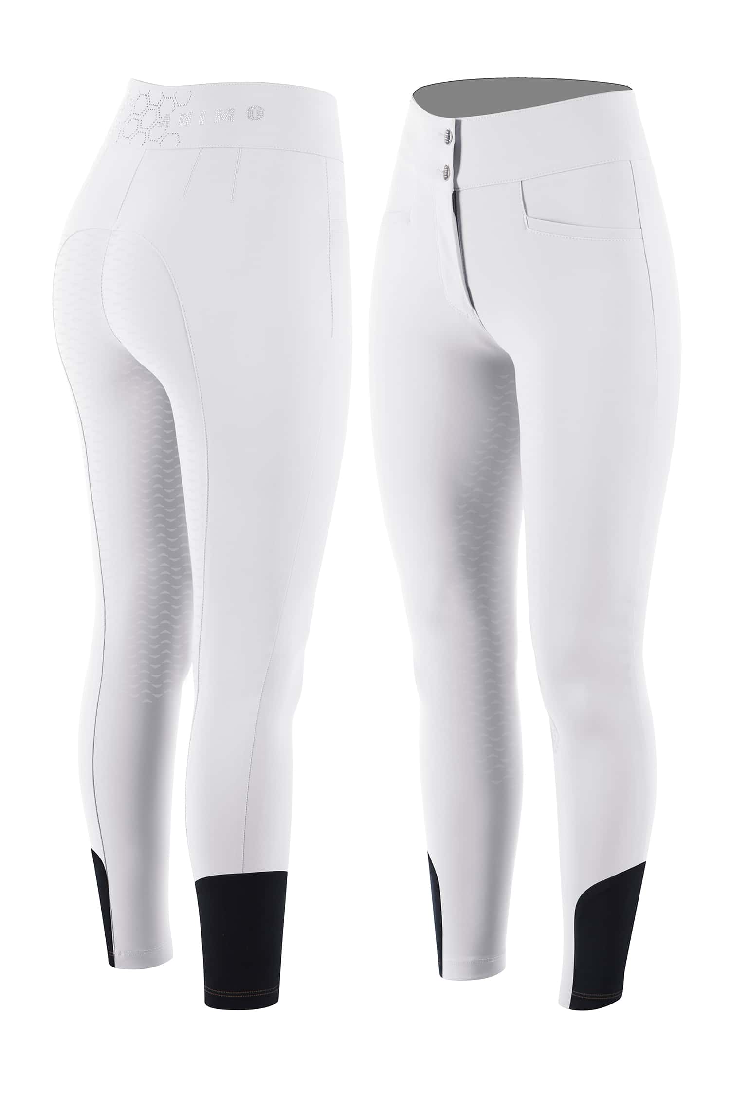 ANIMO Animo Rijbroek Dames Napetta Full Grip White