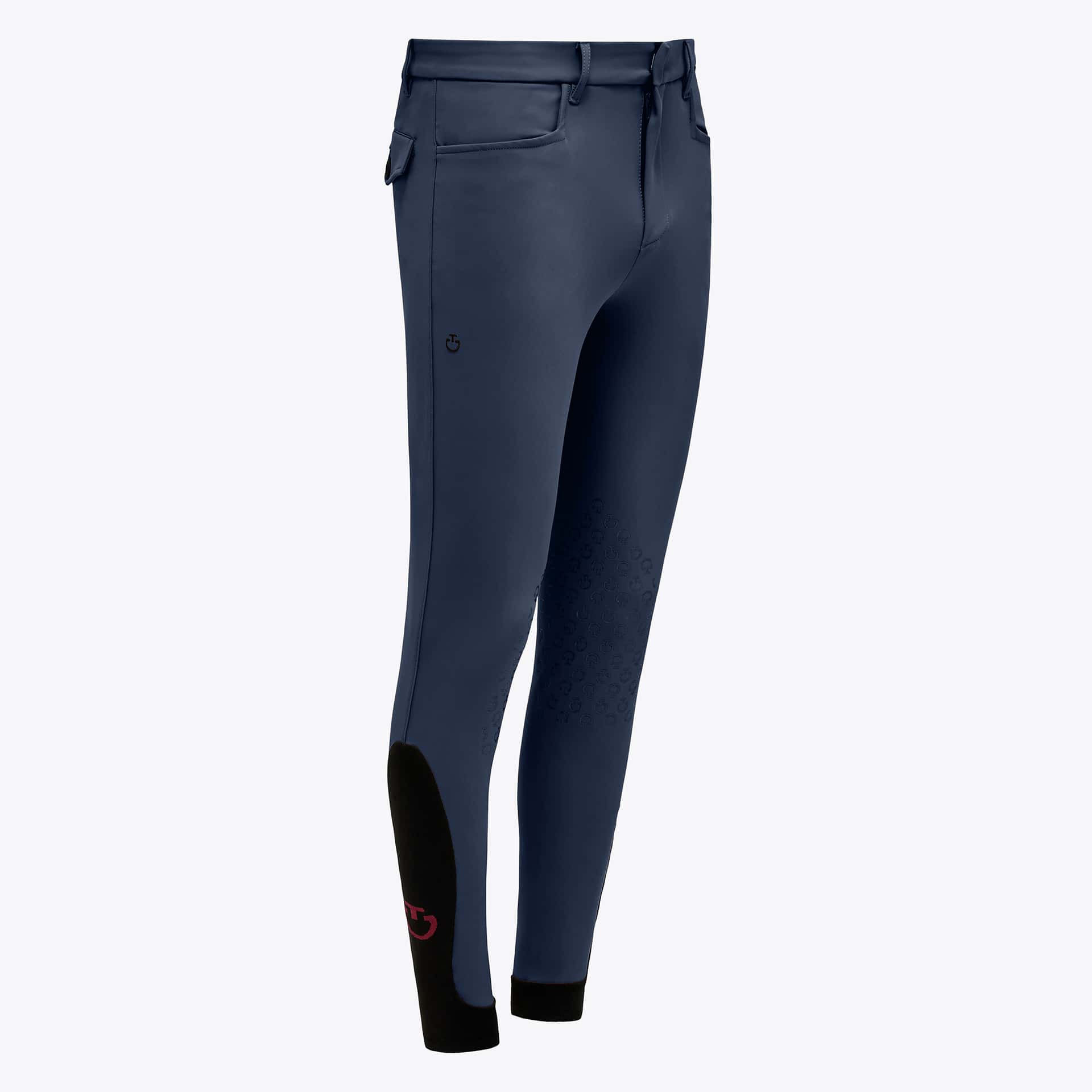 CAVALLERIA TOSCANA Cavalleria Toscana Heren Rijbroek Knie Grip Blue 7j00