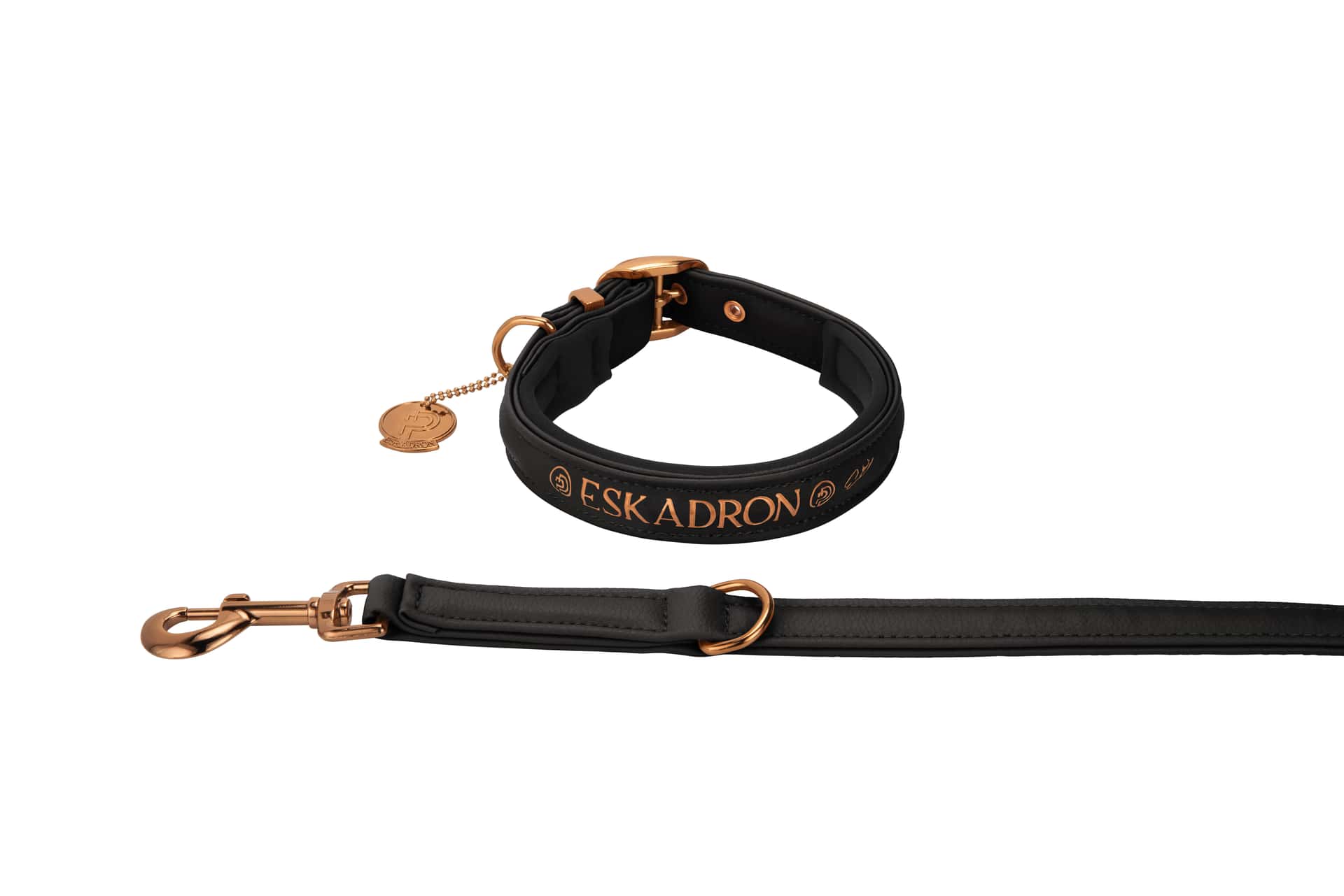ESKADRON Eskadron Platinum Faux Leather Honden Halsband
