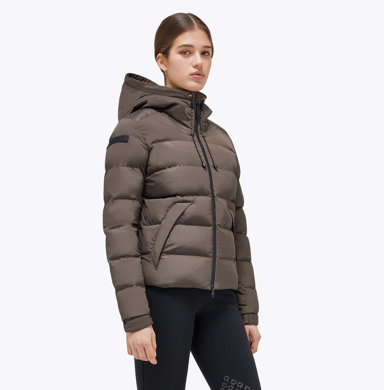 CAVALLERIA TOSCANA Cavalleria Toscana Nylon Puffer Dames Jas