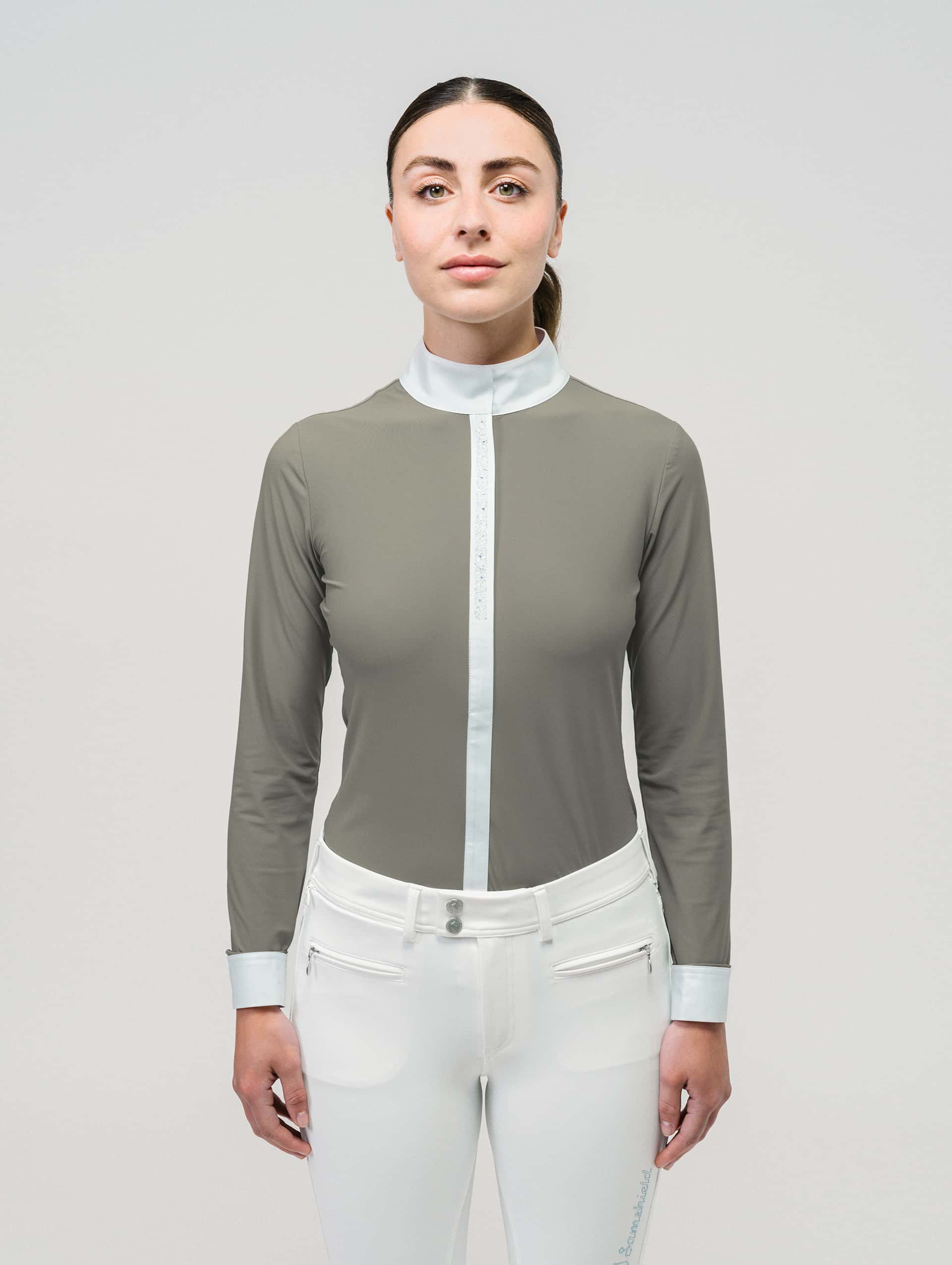 SAMSHIELD Samshield Julia Crystal Leaf Wedstrijdshirt Sauge