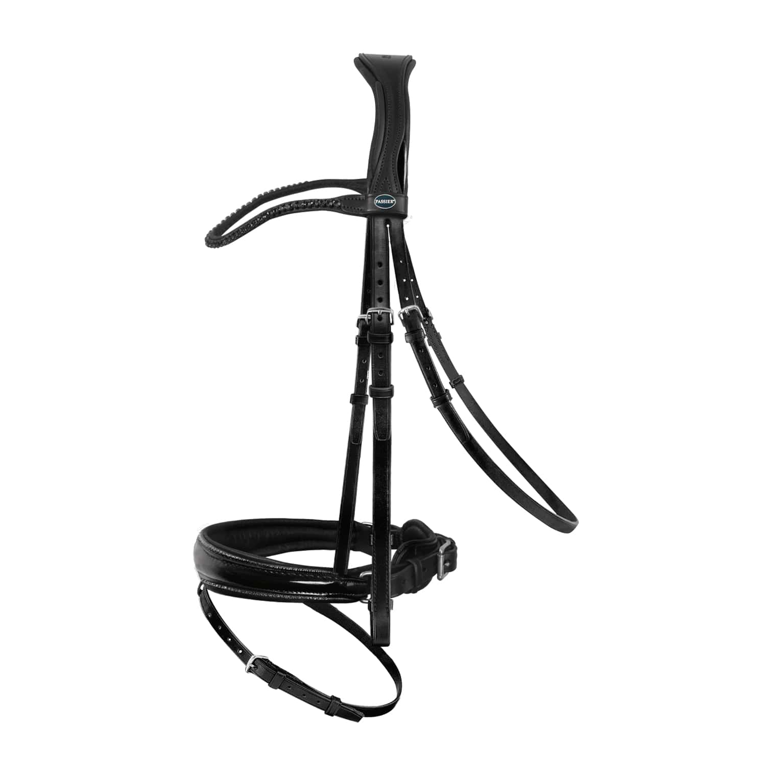 PASSIER Passier Hoofdstel Shadow Strass Lak