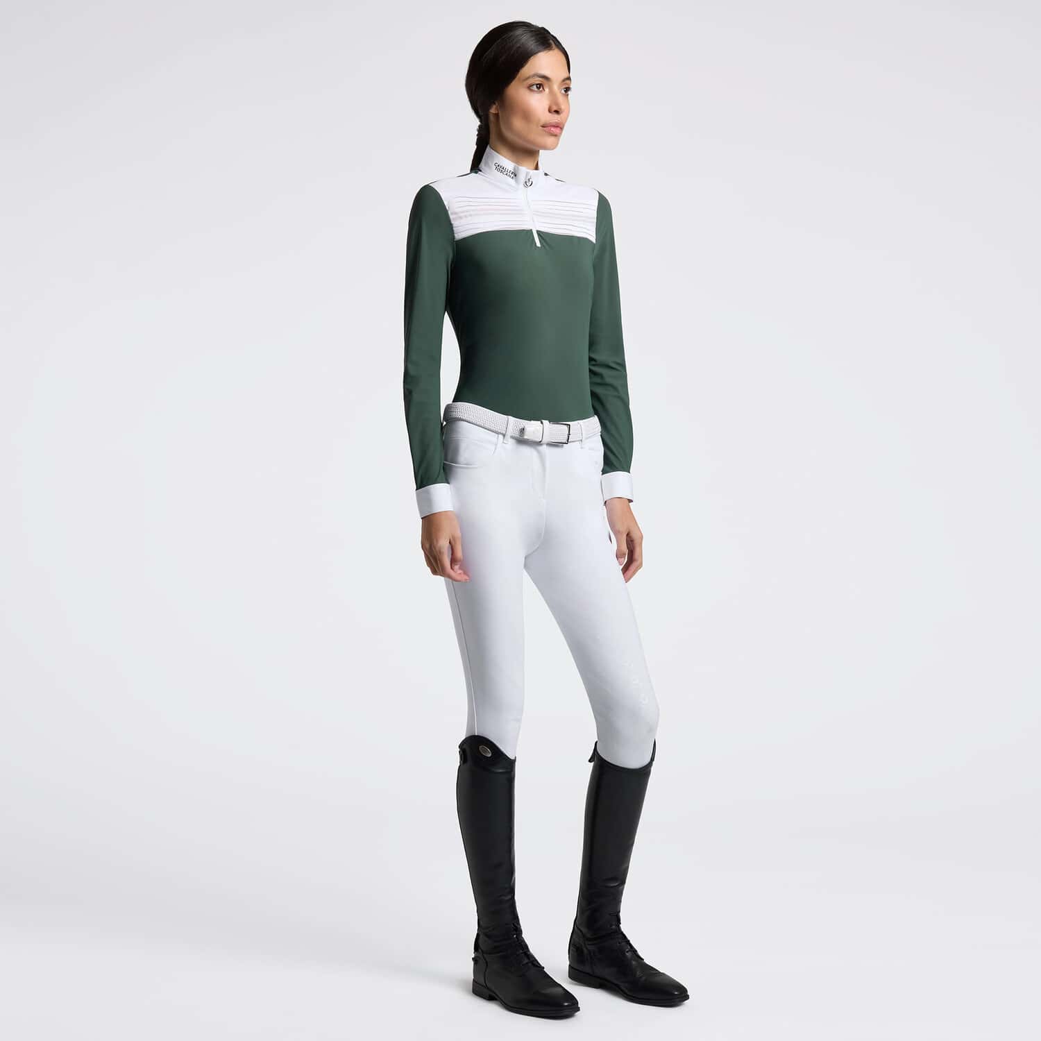 CAVALLERIA TOSCANA Cavalleria Toscana Wedstrijdshirt Pleated Dames