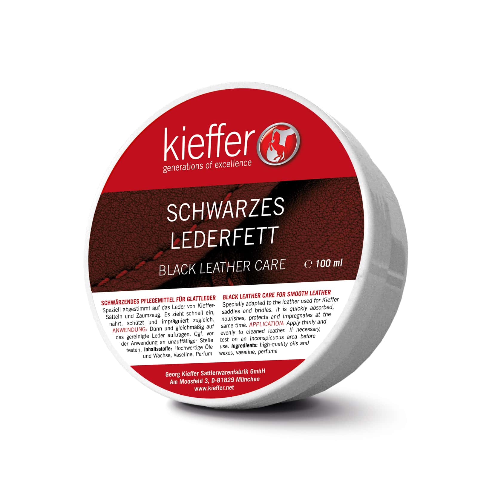 KIEFFER Kieffer Ledervet Black 100ml