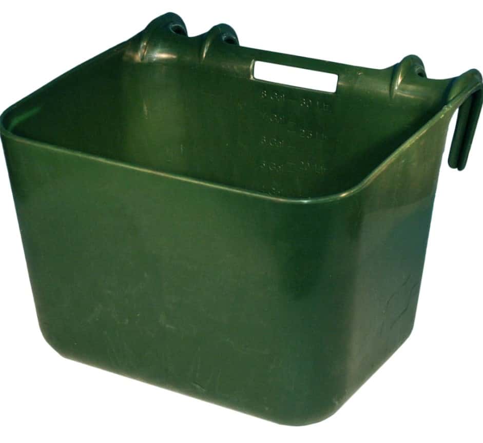  Beugelvoerbak Vaste Beugel Groen 30 Ltr.