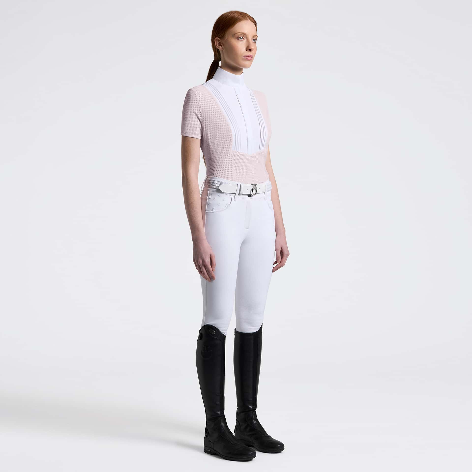 CAVALLERIA TOSCANA Cavalleria Toscana Wedstrjdshirt American Perforated