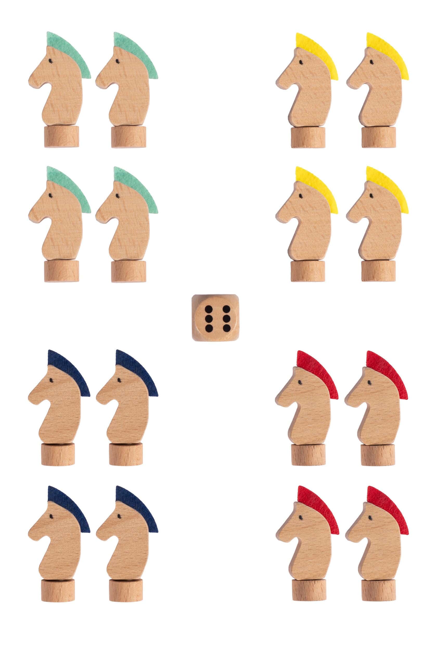 HKM HKM Bordspel Hout Mens Erger Je Niet 