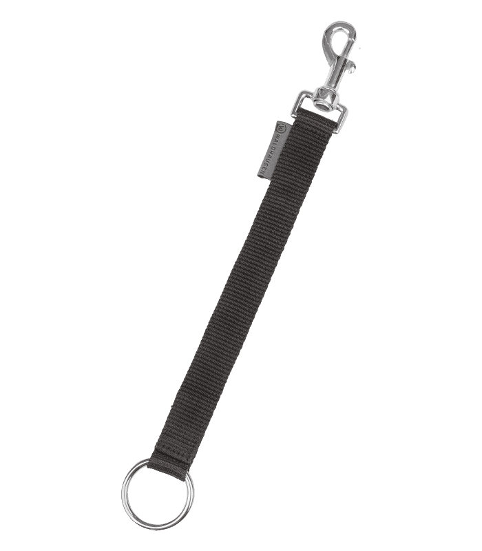 WALDHAUSEN Waldhausen Nylon Haak & Ring Black 