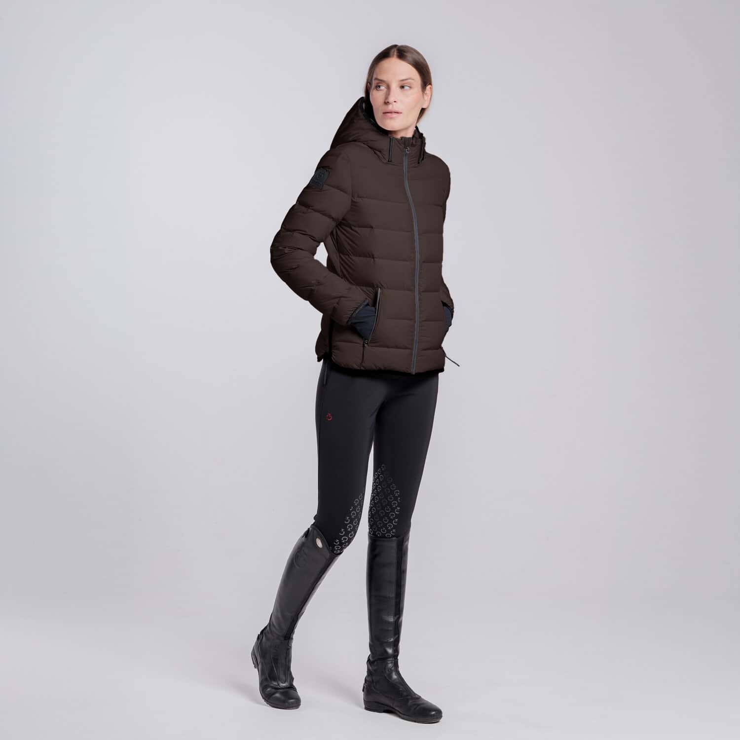 CAVALLERIA TOSCANA Cavalleria Toscana Dames Jas Hooded Down