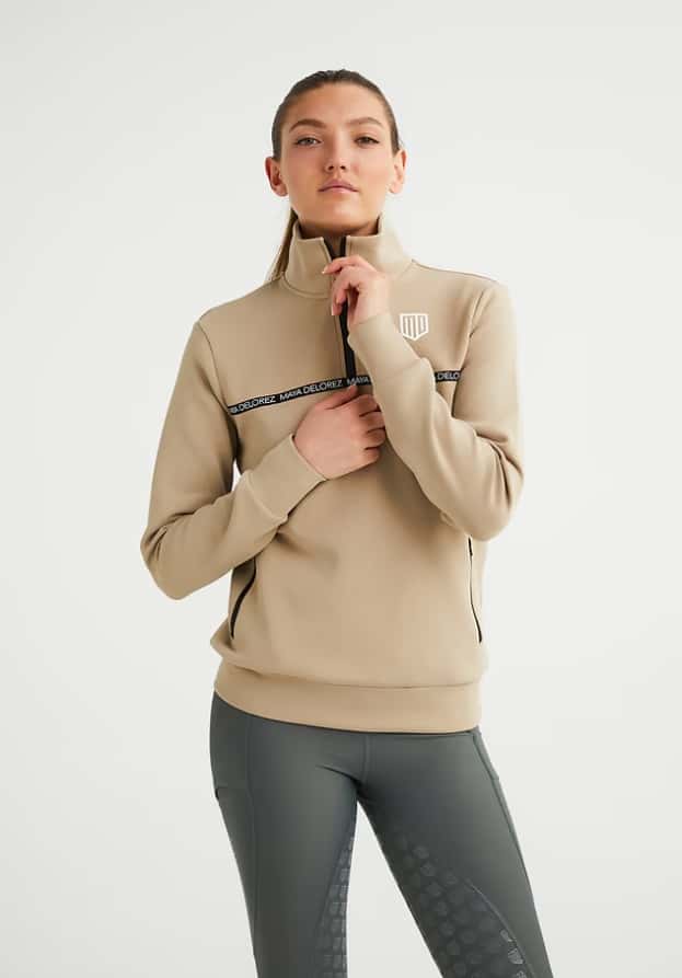 MAYA DELOREZ  Maya Delorez Halfzip Dames Trui
