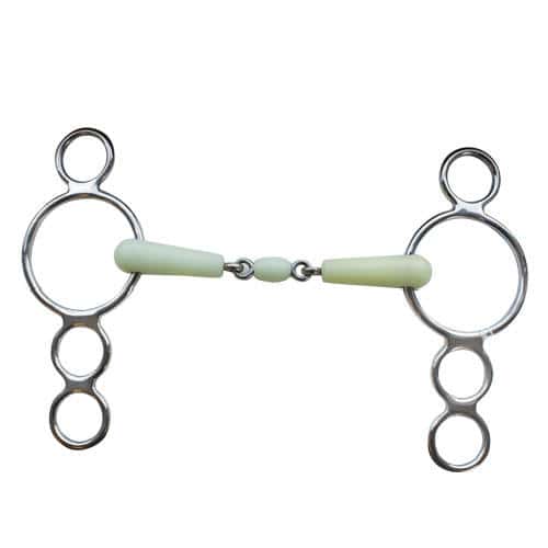 B.R RIDING Br Pessoa Watertrens Apple Mouth 4-Rings 18mm Rvs