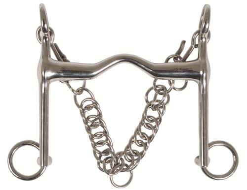 B.R RIDING Br Dressuurstang Massief 18mm Vaste Scharen 140mm