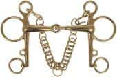 B.R RIDING Br Pelham Gebroken Cuprion 18 Mm Massief