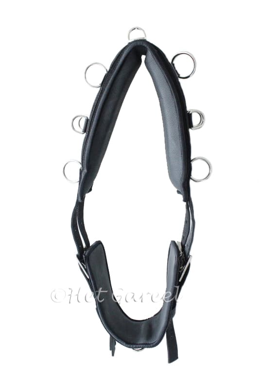 HARRY'S HORSE Harry's Horse Longeersingel Neopreen Luxe Zwart