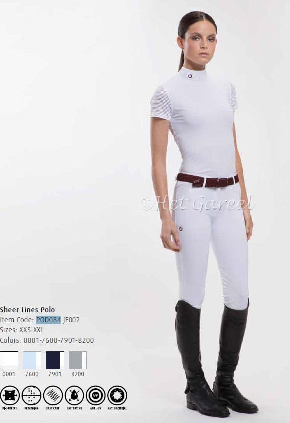 CAVALLERIA TOSCANA SHEER LINES POLO