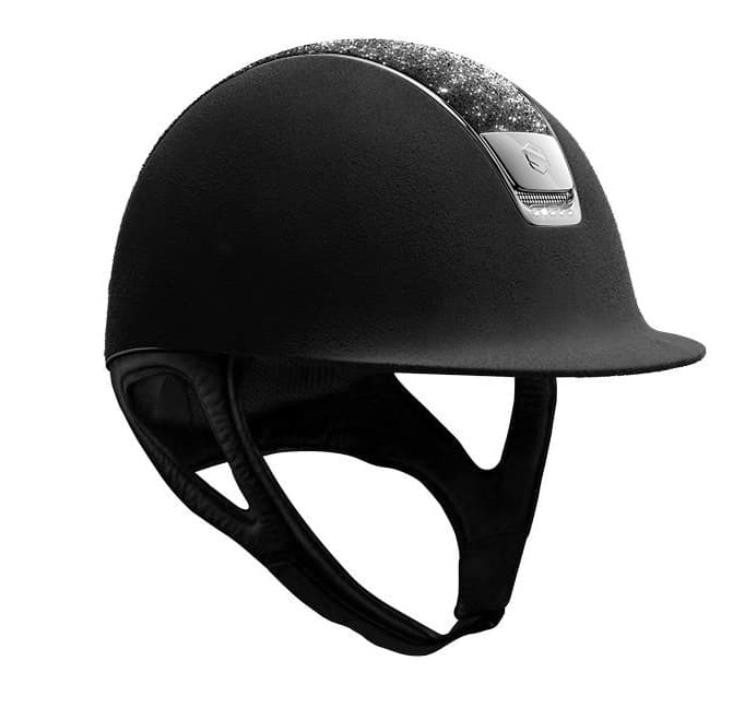 SAMSHIEL PREMIUM CRYSTAL FABRIC 5 SWAROVSKI black