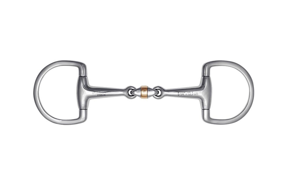 STUBBEN Stubben D-Trens Dubbelgebroken Soft Roll 2658 RVS/ Copper 16