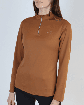 MONTAR Montar Everly Longsleeve Crystal Dames Polo