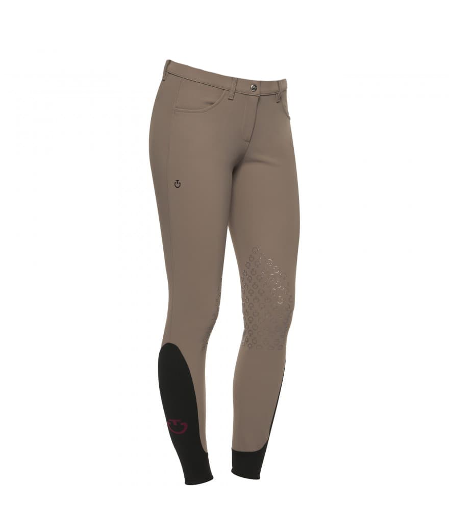 CAVALLERIA TOSCANA DAMES RIJBROEK KNEE GRIP TAUPE 8960