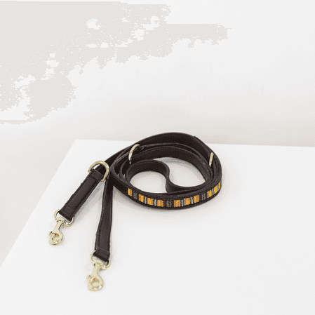 KENTUCKY HORSEWEAR Kentucky Horsewear Luxe Parels Hondenriem 230cm