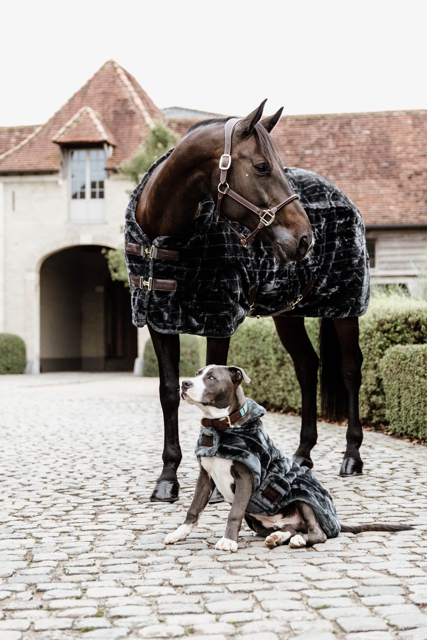 KENTUCKY HORSEWEAR Kentucky Horsewear Fake Fur Deken Grijs