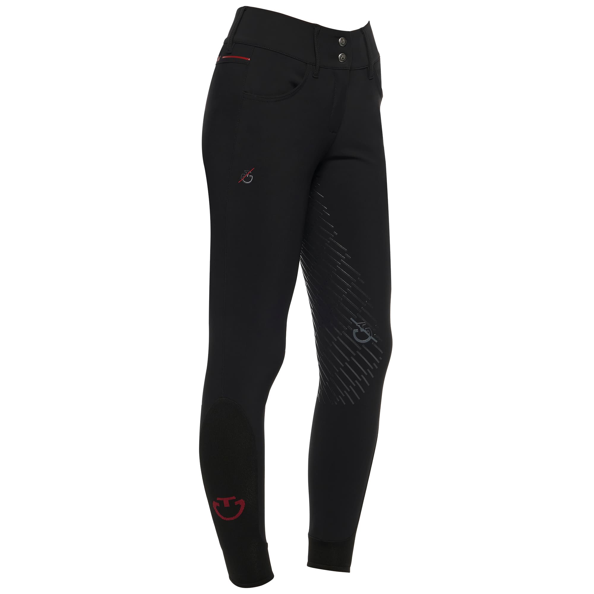 CAVALLERIA TOSCANA Cavalleria Toscana Team Red Rijbroek Full Grip Black